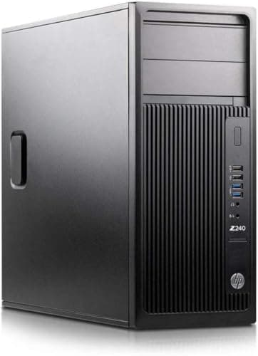 HP Z240 Tower Workstation Desktop Computer, Intel Core i7-6700, 16GB DDR4 RAM 1TB SSD, 2 DisplayPort, WiFi, Bluetooth, Keyboard&Mouse, Windows 10 Pro (Renewed)