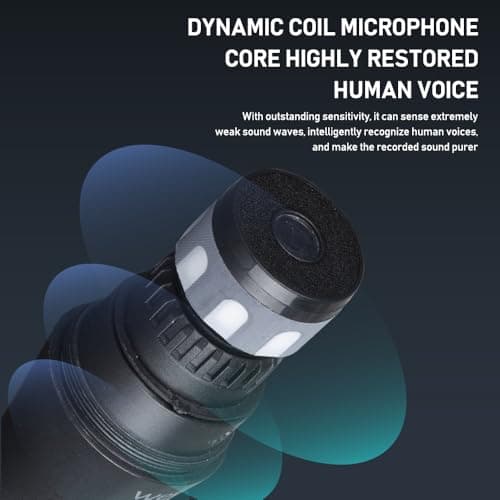 M9 Dynamic Vocal Classic Style Microphone Audio Classic Professional Dynamic Cardioid Unidirectional - for Instruments, Drums, Percussion, Vocals (M9)