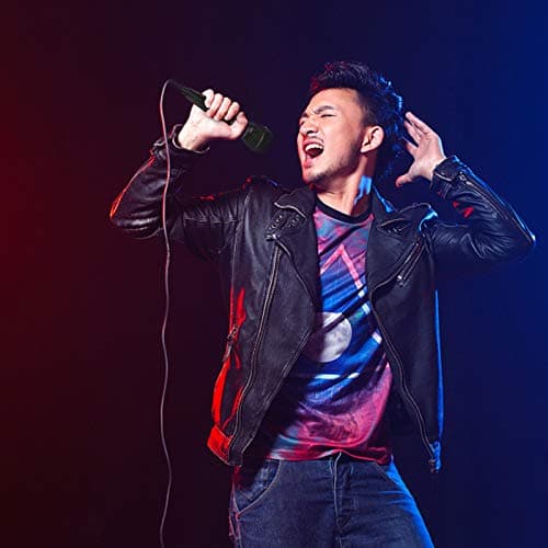 Wired Karaoke Microphone, Handheld for Singing, With 2.5m Cable, Vocal Dynamic Mic for Speaker, AMP, Mixer, DVD