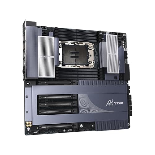 GIGABYTE W790 AI TOP Intel Xeon W Processor Motherboard (LGA4677), E-ATX, DDR5, 6X M.2, PCIe 5.0, Thunderbolt 4, WIFI7, 10GbE LAN, EZ-Latch
