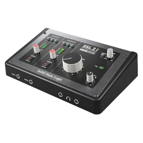 Solid State Logic SSL 2 MKII 2 x 2 USB Audio Interface with Dual Pro-Grade Headphone Outputs, Next-Gen Converters, and 4K Analogue Enhancement