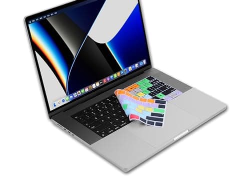 XSKN Ableton Live Shortcuts US Version Keyboard Silicone Skin Cover Fits for Apple Since 2021 Released MacBook Air MacBook Pro 13.6 15.3 14.2 16.2 Inch with M1 M2 M3 M4 Chip and Touch ID