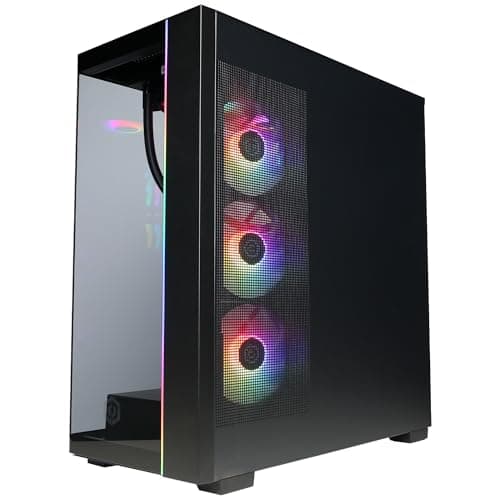 CyberPowerPC Gamer Supreme Gaming PC, AMD Ryzen 9 9900X 4.4GHz, GeForce RTX 5060 Ti 16GB, 32GB DDR5, 2TB PCIe 4.0 SSD, WiFi Ready & Windows 11 Home (SLCAI24000A)