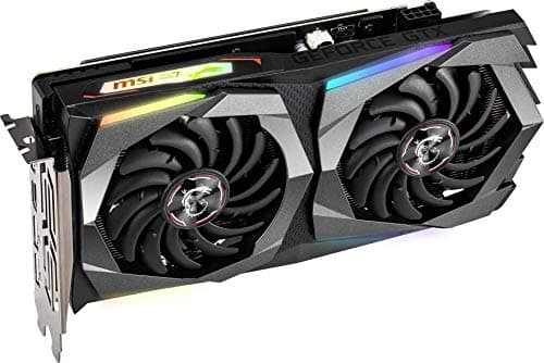 MSI Gaming GeForce GTX 1660 128-Bit HDMI/DP 6GB GDRR5 HDCP Support DirectX 12 Dual Fan VR Ready OC Graphics Card (GTX 1660 Gaming X 6G)