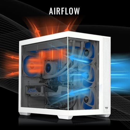 Thermaltake LCGS View i1480S-380 Gaming Desktop (Intel® Core™ i9-14900KF, ToughRam 32GB DDR5 6000MT/s RGB Memory, NVIDIA® GeForce RTX™ 5080, 1TB NVMe M.2, WiFi, Windows 11) V38S-Z790-580-LCS