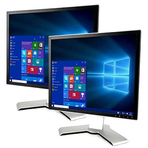 Dell Desktop Computer, Quad Core i5 3.1GHz, 8GB Ram, 500GB, Dual 22inch LCD, DVD, Wi-Fi, Keyboard, Mouse, Bluetooth, Windows 10 Pro Compatible OptiPlex 790 (Renewed)