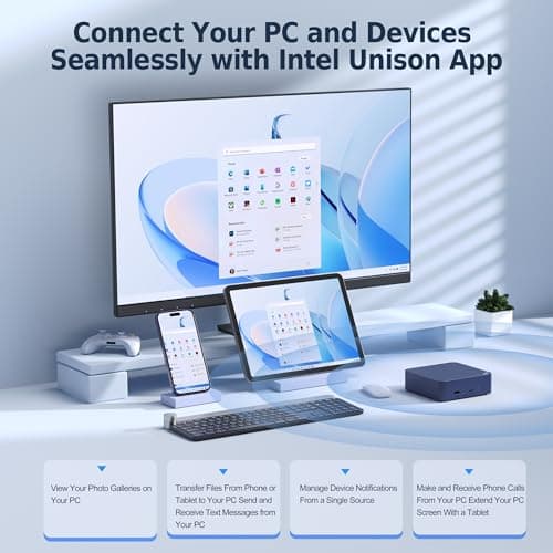 Beelink EQ14 Mini PC, Intel Twin Lake N150(Up to 3.6GHz) 16GB DDR4 500GB NVMe SSD, 2.5G Dual LAN Mini Computer Supports WiFi6, BT5.2, USB3.2, 4K@60Hz Dual HDMI Display, Home-Server/Network Firewall