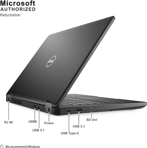 Dell Latitude 5480 | 14 inch Business Laptop | Intel i5-6300U | 8GB DDR4 | 256GB SSD | Backlit Keyboard | Win 10 Pro (Renewed)
