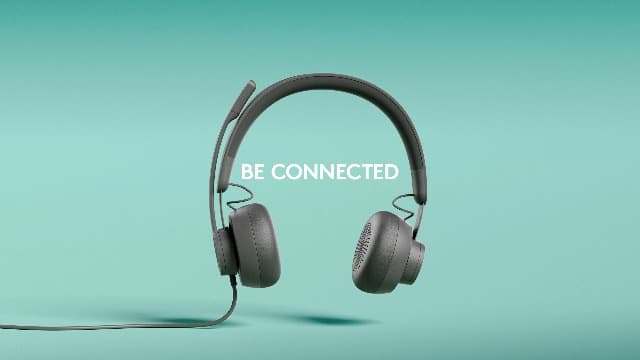 Logitech Zone 750 Wired On-Ear Headset with Advanced Noise-canceling Microphone, Simple USB-C and Included USB-A Adapter, Plug-and-Play Compatibility for All Devices