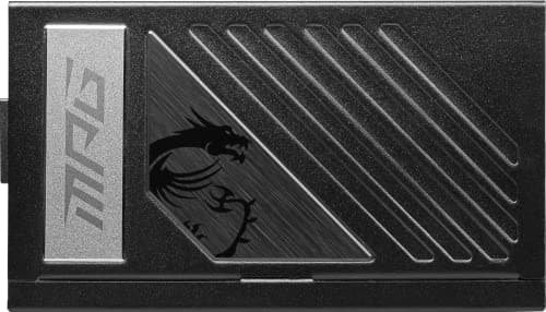 MSI MPG A1000G Gaming Power Supply - 80 Plus Gold Certified 1000W - 0% RPM Mode - Fully Modular - 100% Japanese 105°C Capacitors - Compact Size - ATX PSU