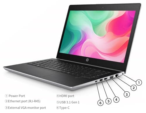 HP Probook MT31 Mobile Thin Client 13.3" Laptop, Intel Celeron 3867U 1.8Ghz, 8GB RAM, 128GB SSD, HDMI, Type-C, Windows 11 Pro 64bits (Renewed)