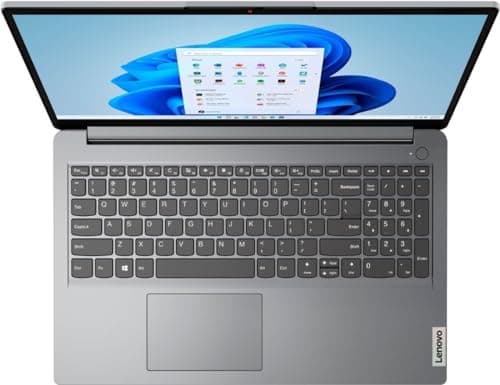 Lenovo IdeaPad 1 15.6" HD Laptop, Athlon Silver 7120U, 4GB RAM, 128GB SSD, Webcam, Type-C, SD Card Reader, USB-A&C, Wi-Fi 6, Windows 11 + GM Accessory (Athlon 7120U| 4GB/256GB)