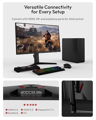 Pixio PX277 Prime Neo 27 inch 180Hz Refresh Rate QHD 1440p Resolution Fast IPS Panel 1ms GTG Response Time Gaming Monitor with Adaptive Sync