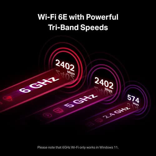 TP-Link WiFi 6E Intel AX210 AXE5400 PCIe WiFi Card for PC Archer TXE75E- Tri Band Wireless Adapter for Desktop PC w/Magnetic Base Dual Antenna, Bluetooth 5.3(USB Port), WPA3, MU-MIMO, OFDMA, 802.11ax
