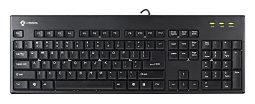 I-Rocks Washable Keyboard, Black (IRK32W-BK)