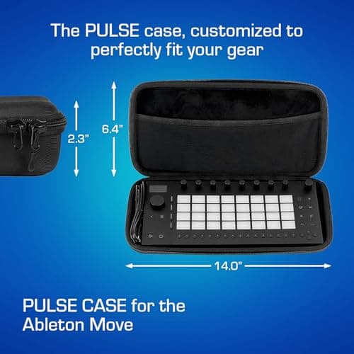 ANALOG CASES Ableton Move Case - Custom-Fitted Compact PULSE Hard Case for Travel