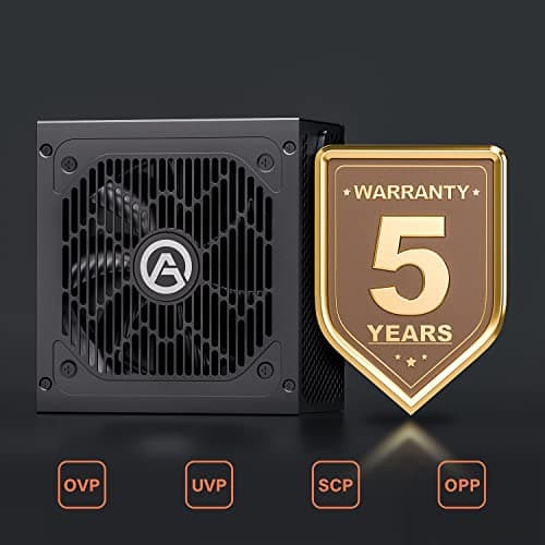 AGV Series 750W Power Supply, 80 Plus Bronze Certified, Semi Modular Power Supply, 5 Year Warranty