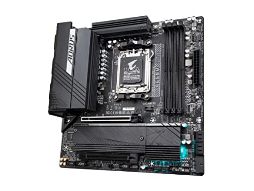 GIGABYTE B650M AORUS Elite AX (AM5/ LGA 1718/ AMD B650/ Micro-ATX/ 5-Year Warranty/ DDR5/ 2* M.2/ PCIe 5.0/ USB 3.2 Gen2X2 Type-C/Intel 2.5GbE LAN/Q-Flash Plus/EZ-Latch/Gaming Motherboard)