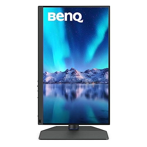 BenQ SW272Q 27-inch 2K 90W USB-C Photographer Monitor, 99% Adobe RGB, 98% DCI-P3/Display P3, Nano Matte Panel with TUV Anti-Reflection Certification, 1.07 Billion Colors, 16 bit 3D LUT, HDR
