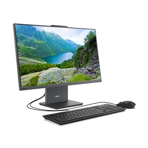 Lenovo ThinkCentre All-in-One Desktop Computer, 27" FHD IPS Display, 8-core Intel Core i5-13420H, 32GB DDR5, 1TB SSD, Wi-Fi 6, USB-C, HDMI in&Out, Wired KB&Mouse, Windows 11 Pro