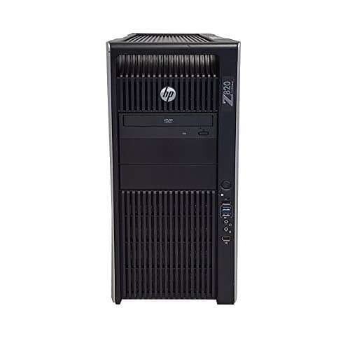 HP Z820 Workstation Intel Xeon 16 Core 2.6GHz 128GB RAM 500GB Solid State Drive + 2TB Hard Drive Dual NVIDIA Quadro FX 3800 Graphics CD/DVDRW Windows 10 Pro 64-bit (Renewed)