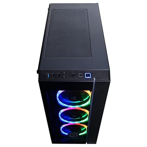 CYBERRPOWERPC Gamer Xtreme VR Gaming PC, Intel Core i7-12700KF 3.6GHz, GeForce RTX 3060 12GB, 16GB DDR4, 500GB PCI-E NVMe SSD, 2TB HDD, WiFi Ready & Win 11 Home (GXiVR8400A10), Black