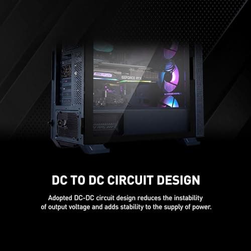MSI MAG A550BN Gaming Power Supply - 80 Plus Bronze Certified 550W - Compact Size - ATX PSU
