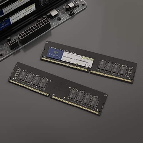 Timetec 64GB KIT(4x16GB) DDR4 2400MHz PC4-19200 Non-ECC Unbuffered 1.2V CL17 2Rx8 Dual Rank 288 Pin UDIMM Desktop PC Computer Memory RAM Module Upgrade (64GB KIT(4x16GB))