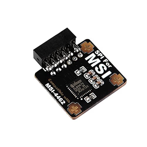 TPM2.0 Module TPM SPI 12Pin Module with infineon SLB 9670 for MSI Motherboard Compatible with TPM2.0(MS-4462)