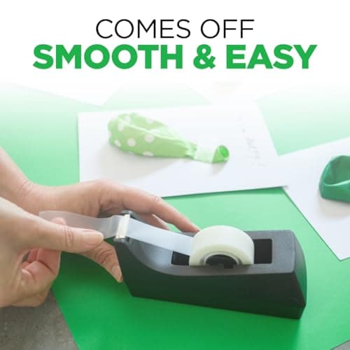 Scotch Classic Desktop Tape Dispenser, Black, 1-inch Core, Made from 100% Recycled Plastic, 1 Dispenser
