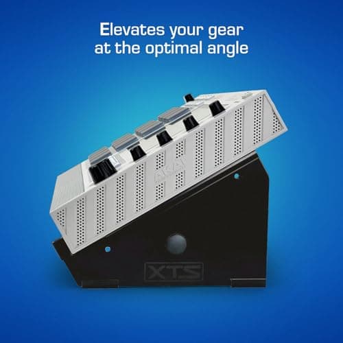 XTS Desktop Stand, Large 10.6" - 18.5" Size For Sampler/Synth/MIDI Controller/Drum Machine, Fits Akai MPC Live 2 / Ableton Push 3 / Native Instruments Maschine and more, by Analog Cases
