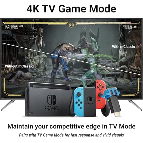 mClassic Switch: Boost Nintendo Switch Games in 4K TV Game Mode!