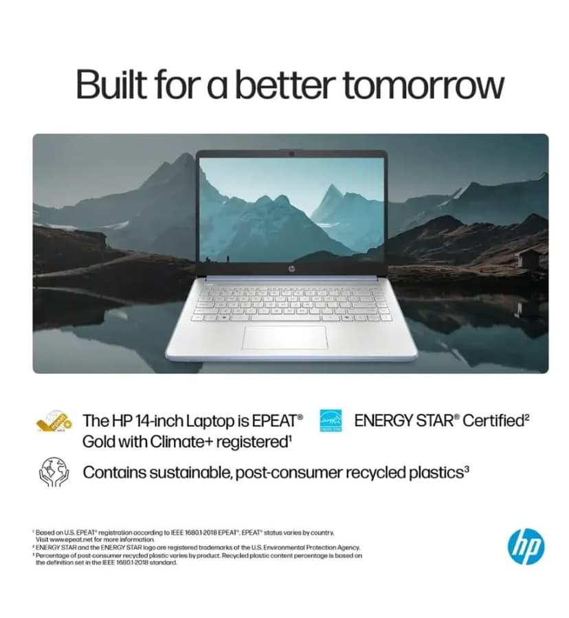 HP 2025 Student Business Laptop, Intel Processor N150(up to 3.6 GHz), 14 Inch LED Screen,16G RAM, 128GB Storange,1 Year Office 365, Windows 11 Home,Sky Blue w/YYY Accessories