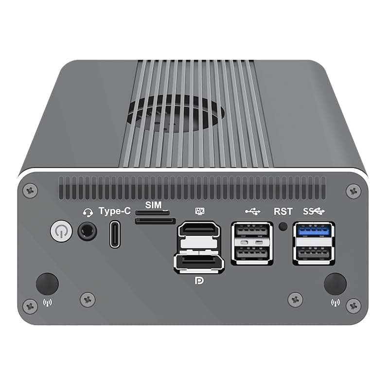 CWWK Intel Alder Lake N100(4C/4T Up to 3.4GHz)/N305(8C/8T Up to 3.8GHz) Dual SFP+10GbE Mini PC|4xIntel I226-V 2.5GbE |DDR5 Memory|PCI-E x4|HDMI+DP+Type-C (10 Gigabit N100, No RAM No SSD)