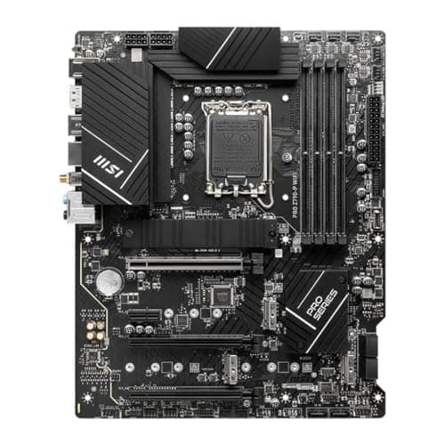 MSI PRO Z790-P WiFi ProSeries Motherboard (Supports 12th/13th/14th Gen Intel Processors, LGA 1700, DDR5, PCIe 5.0, M.2, 2.5Gbps LAN, USB 3.2 Gen2, HDMI/DP, Wi-Fi 6E, Bluetooth 5.3, ATX) (Renewed)