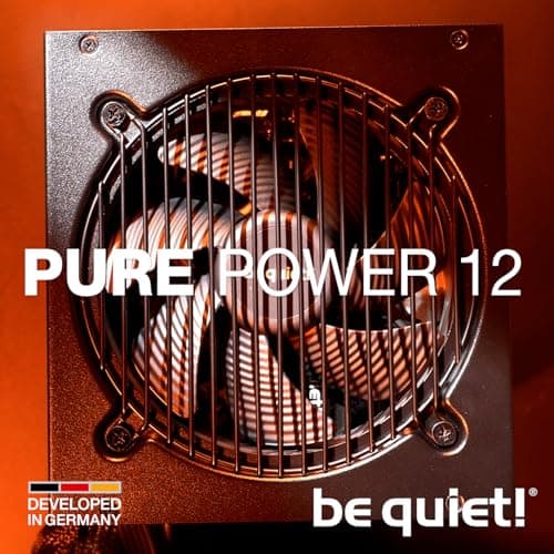 be quiet! Pure Power 12 850W PSU | 80 Plus Gold | ATX 3.1 | PCIe 5.1 GPU Support Power Supply | Silent 120mm Fan | High Performance 12V-Rail | Black | BP004US