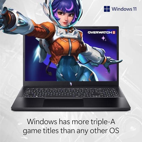 Acer Nitro V Gaming Laptop | Intel Core i5-13420H Processor | NVIDIA GeForce RTX 4050 Laptop GPU | 15.6" FHD IPS 144Hz Display | 8GB DDR5 | 512GB Gen 4 SSD | WiFi 6 | Backlit KB | ANV15-51-51H9