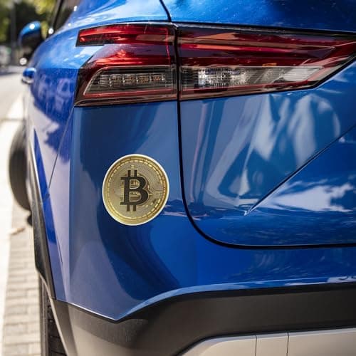 Crypto Mining Bull Trading Bitcoin Money Sticker – Cryptocurrency Enthusiast Car Bumper & Window Sticker Laptop Skateboard Luggage Sticker for Truck Hardhat Stickers for Men and Woman 4.5" so38