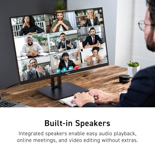 MSI PRO MP245PG, 24-inch IPS 1920 x 1080 (FHD) Computer Monitor, 100Hz, Adaptive-Synch, EPEAT Silver, HDMI, DisplayPort, VESA Mountable, Tilt, Height Adjustable, Speaker, 1ms, Black