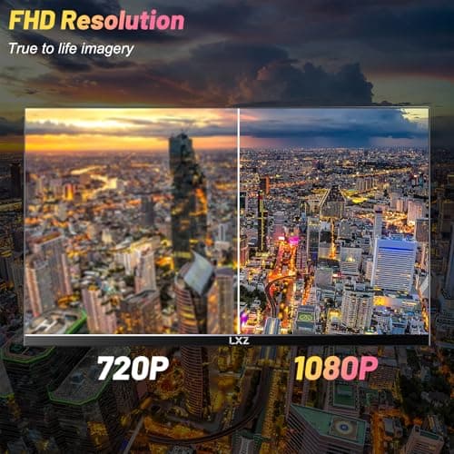LXZ Gaming Monitor 24.5 inch, 200hz Monitor FHD 1080P Frameless IPS Display with Eye Care, DP/HDMI, Wall Mount Compatible - Black