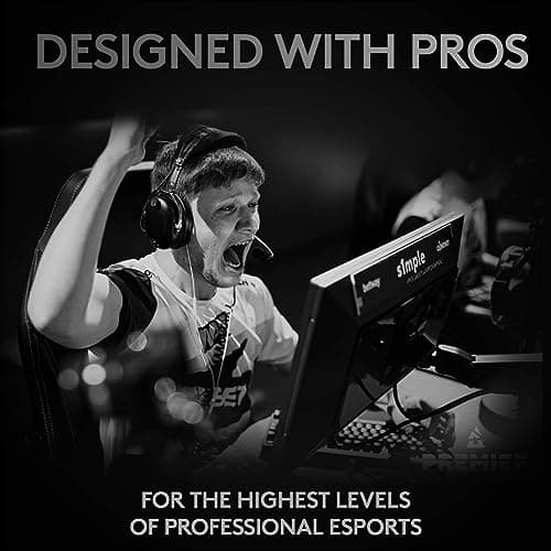 Logitech G PRO X SUPERLIGHT Wireless Gaming Mouse, Ultra-Lightweight, HERO 25K Sensor, 25,600 DPI, 5 Programmable Buttons, Long Battery Life, Compatible with PC / Mac - Black