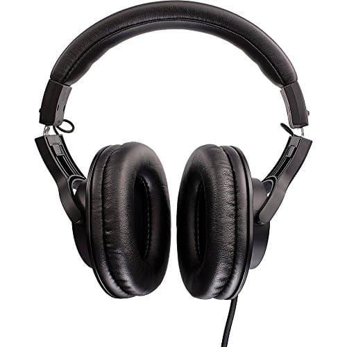 Audio-Technica ATH-M20x Professional Studio Monitor Headphones, Black (AUD ATHM20X)