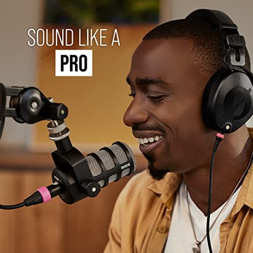Rode PodMic Cardioid Dynamic Broadcast Microphone, Black