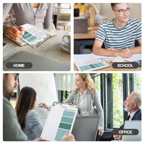 To Do List notepad - To Do List Notebook for Work with 52 Sheets, Undated Daily Planner Perfect for Daily Tasks and Goal Setting, To Do List Notepad Suitable for Office, Desk, Classroom,