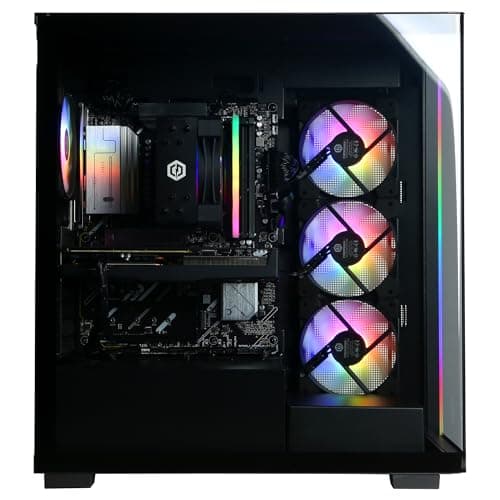 CyberPowerPC Gamer Master Gaming PC, AMD Ryzen 7 8700F 4.1GHz, GeForce RTX 5060 Ti 8GB, 16GB DDR5, 1TB PCIe 4.0 SSD, WiFi Ready & Windows 11 Home (GMA2900A2)