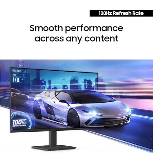 SAMSUNG 27" (S30GD) Essential Monitor with IPS Panel and Tilt Only Stand, 100Hz Refresh Rate, Ergonomic Design, Advanced Eye Care, Game Mode, LS27D304GANXZA
