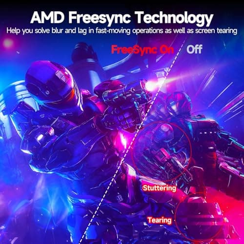 32 Inch Curved Gaming Monitor 240Hz, 1800R PC Monitor Full HD 1080P, Frameless Computer Dispaly with Freesync and Eye Care Technology, Wall Mountable