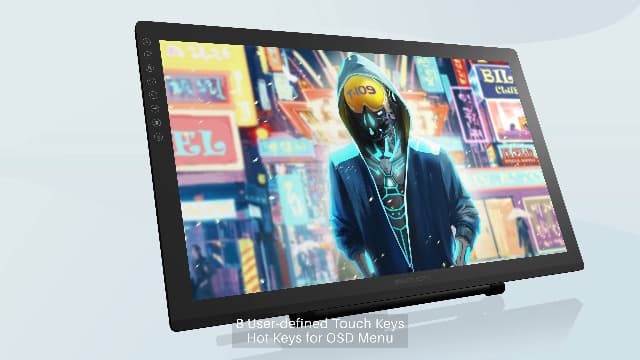 GAOMON PD2200 Drawing Tablet with Screen, Full-Laminated Digital Art Tablet with 8 Touch Buttons, Battery-Free Stylus, Tilt, 130% sRGB, 21.5 inch Graphics Tablet with Stand for Mac, Windows PC
