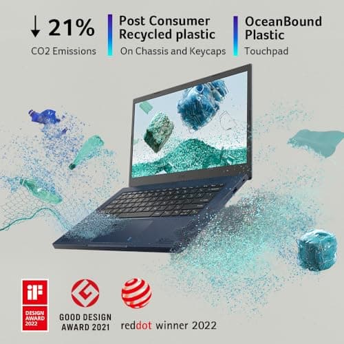 Acer Aspire Vero AV14-52P-55N4 Intel Evo Green PC | 14" FHD IPS 100% sRGB Display | Intel Core i5-1335U | Intel Iris Xe Graphics | 8GB LPDDR4X | 512GB Gen 4 SSD | Killer Wi-Fi 6E | PCR Materials