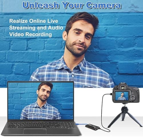 Capture Card, 4K HDMI Audio Video Capture Card, USB 3.0 Capture Adapter 1080P 60FPS Video Recorder Device for Game Recording, Works for Nintendo Switch, Streaming Live,Support X-Box/OBS/Camera/PC
